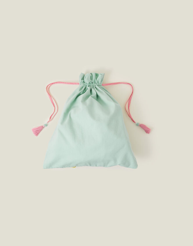 Girls Christmas Pom-Pom Sack, , large
