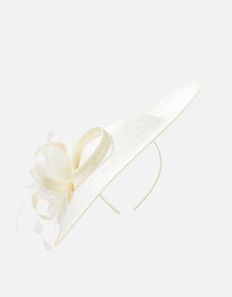 Flower Disc Headband Ivory, Ivory (IVORY), large