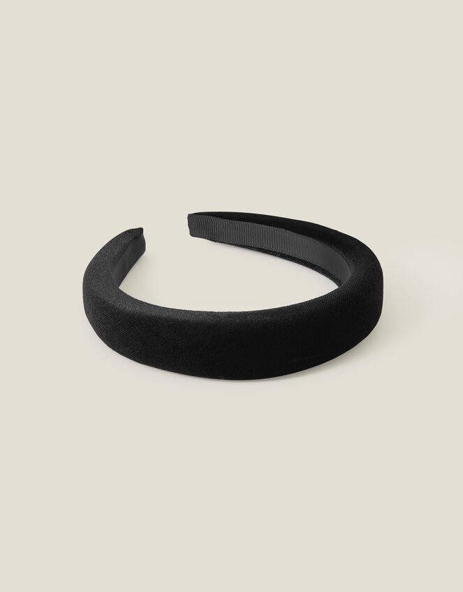 Velvet Padded Headband Alice bands Accessorize UK