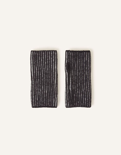 Cut Off Gloves, Black (BLACK), large