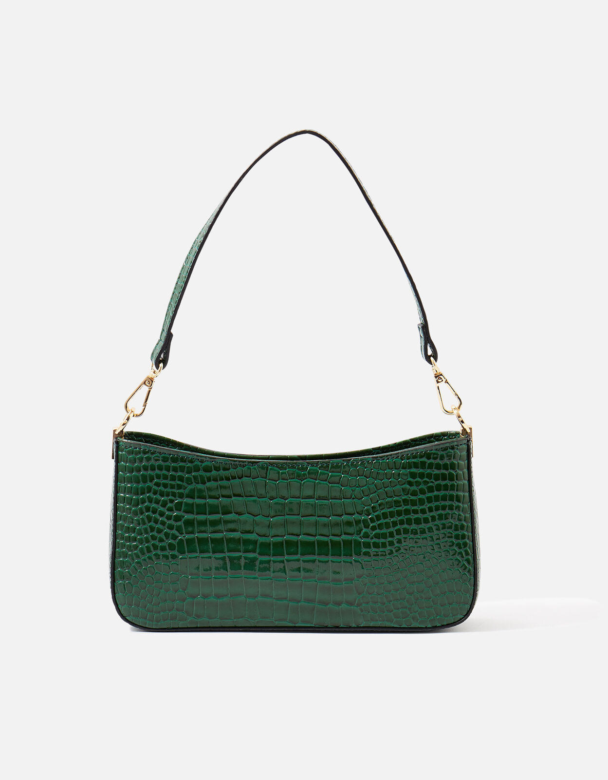 Roxanne Croc Baguette Bag