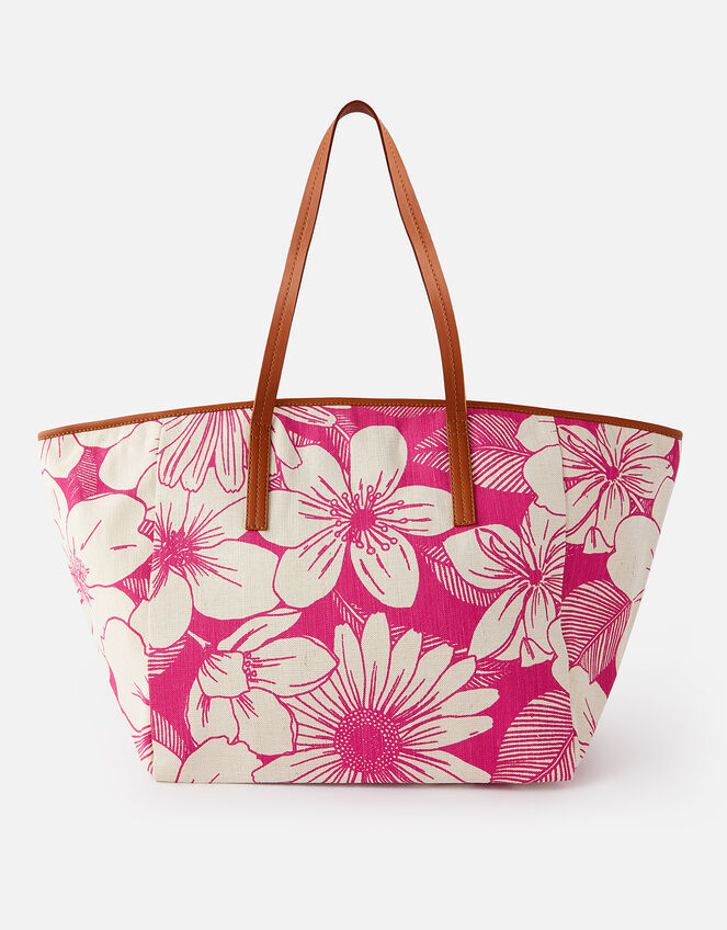 Perla Print Shopper , Pink (PINK), large