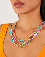 Mega Beaded Layered Necklace, , large