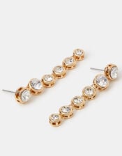 Crystal Long Drop Earrings, , large