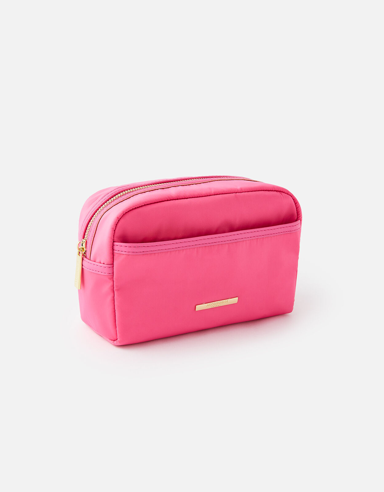 Zip up makeup shop bag