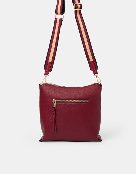 Webbing Strap Messenger Crossbody Bag, , large