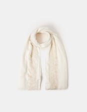 Lightweight Embroidered Scarf, , large