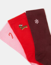 3-Pack Christmas Socks, , large