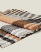Check Blanket Scarf, , large
