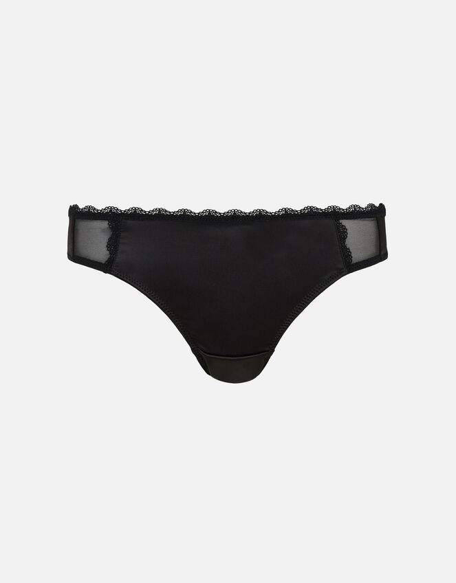 Satin Briefs, Black (BLACK), large