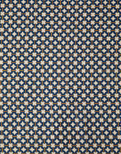 Reversible Tile Print Square Satin Scarf, , large
