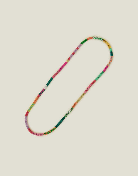 Seed Bead Long Rope Necklace, , large