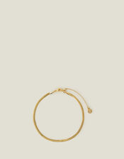 14ct Gold-Plated Omega Chain Anklet, , large