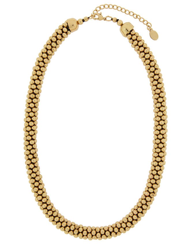 Bobble Necklace and Bracelet Set, Gold (GOLD), large