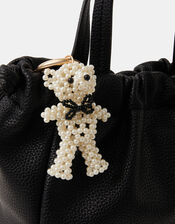 Beaded Bear Bag Charm, , large