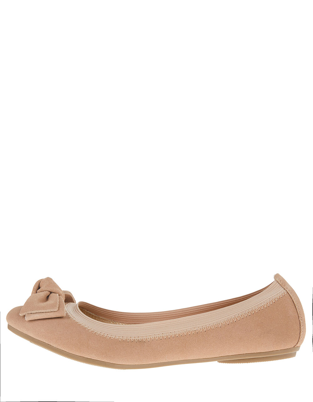 elasticated ballerina flats