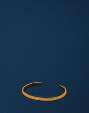 14ct Gold-Plated Sparkle Bangle , , large