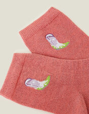 Sparkle Embroidered Cowboy Boot Socks, , large