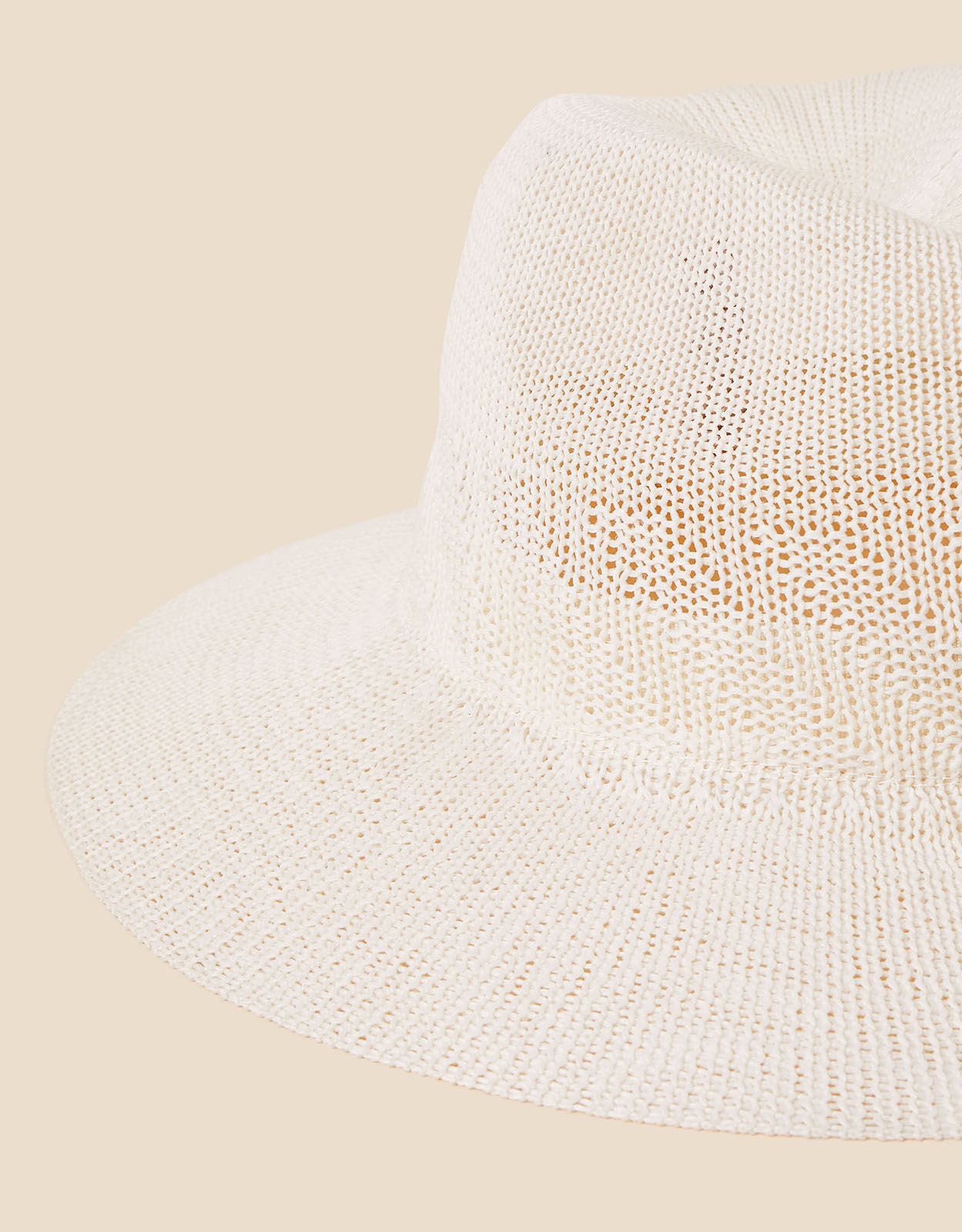 Packable Fedora Hat Cream Summer hats Accessorize Global