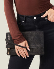 Leather Clutch Bag, , large