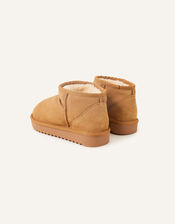 Suede Borg Lined Boots, Camel (BEIGE), large