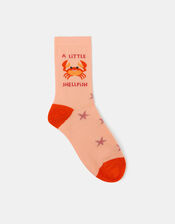 A Little Shellfish Socks Peach, , large