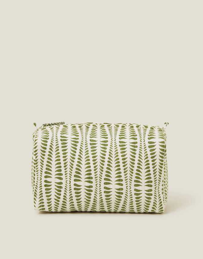 Large Quilted Make Up Bag, , large