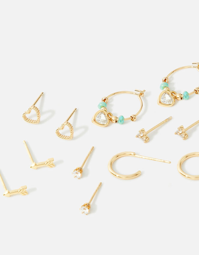 Stud and hoop earring set Clearance
