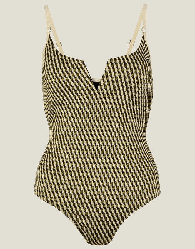 Textured Jacquard Swimsuit , Multi (DARKS MULTI), large