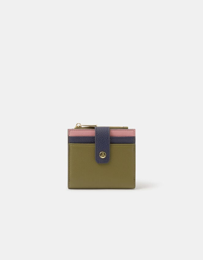 Colourblock Bi Fold Purse, , large