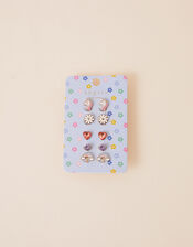 Girls Unicorn Clip-On Earrings 5 Pack, , large