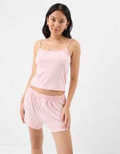Pointelle Vest Short Pyjamas Set , Pink (PINK), large