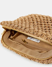 Metallic Woven Clutch Bag, , large