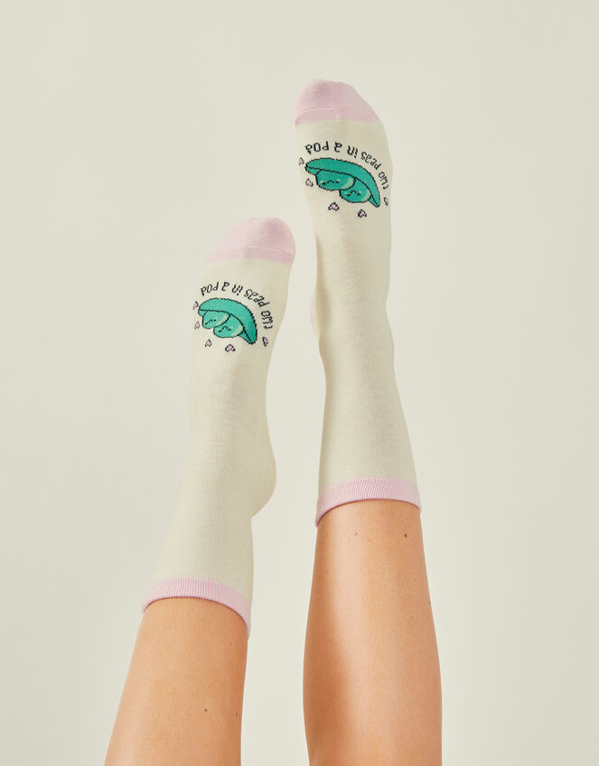 Two Peas In A Pod Socks, , large