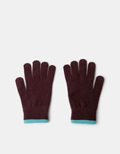 Contrast Edge Touchscreen Gloves, , large