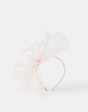 Mini Crin Fascinator, Pink (PALE PINK), large