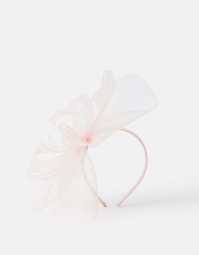 Mini Crin Fascinator, Pink (PALE PINK), large