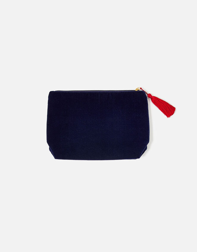 Sausage Dog Large Makeup Bag, , large