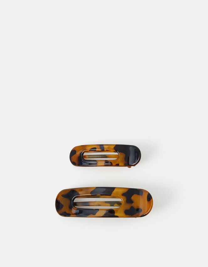 2-Pack Tort Salon Hair Clips, , large