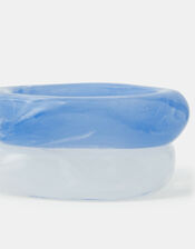 2-Pack Resin Bangles, Multi (PASTEL MULTI), large