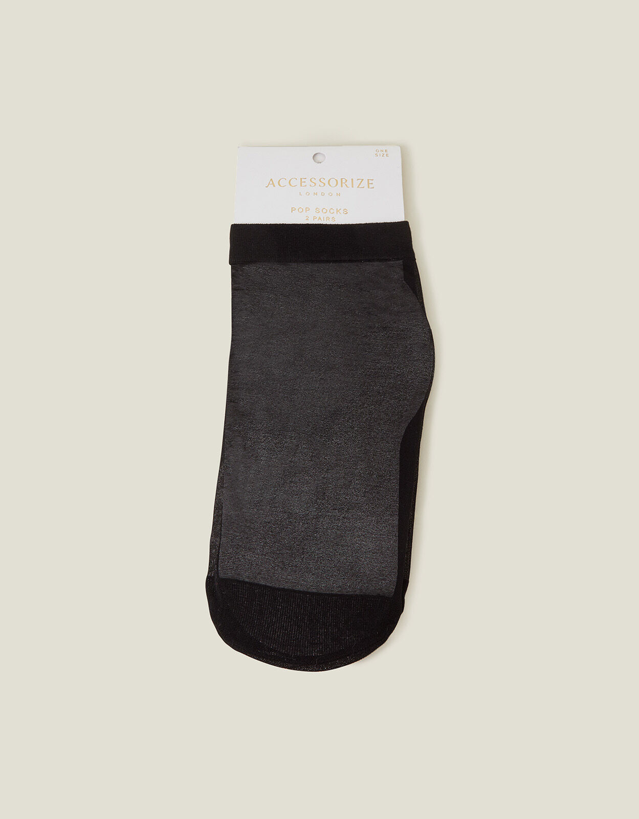 2 Pack Pop Socks Black Socks Tights Accessorize Global