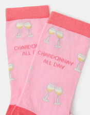 Chardonnay Print Socks, , large