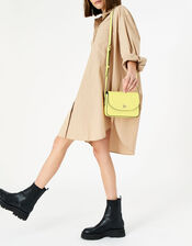 Lexi Lock Cross-Body Bag, Yellow (YELLOW), large