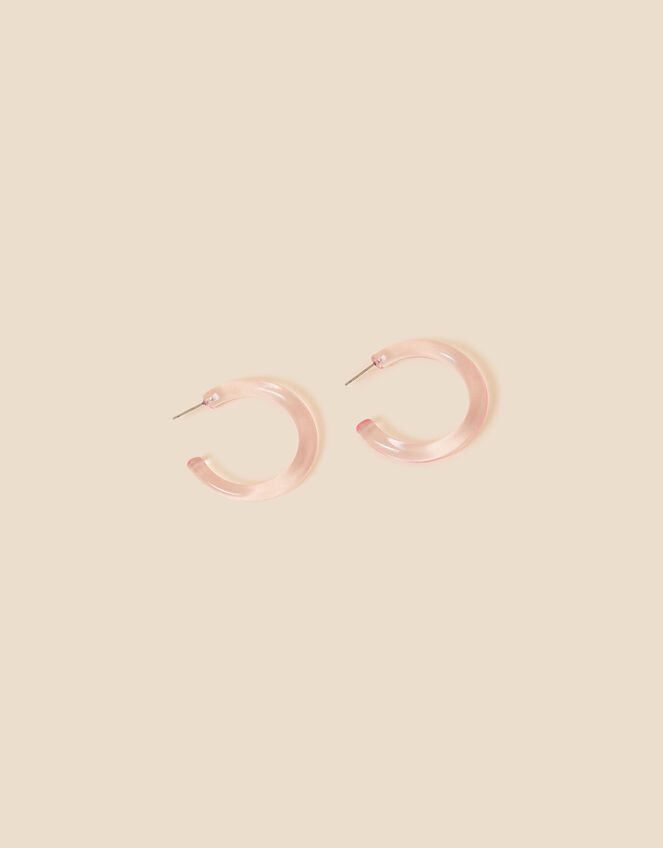 Clear Resin Hoops, , large