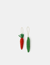 2-Pack Vegetable Christmas Tree Decorations, , large