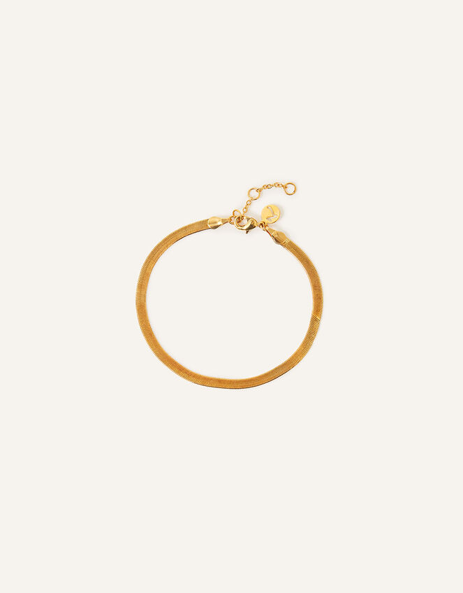 14ct Gold-Plated Omega Bracelet, , large