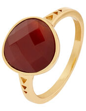 Healing Stones Carnelian Ring, Orange (ORANGE), large