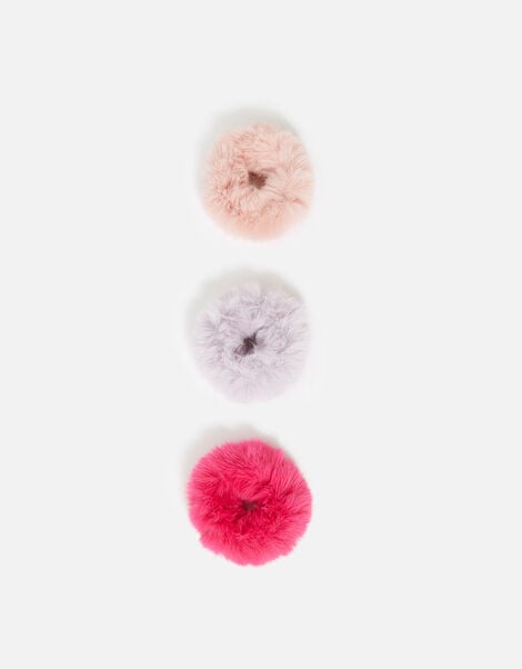 Fluffy Hair Bands Set of Three, , large
