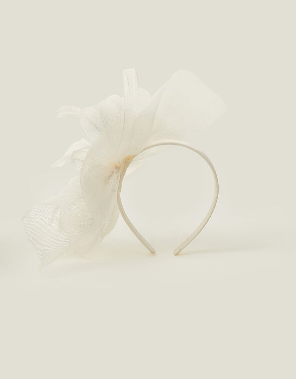 Mia Mini Crin Fascinator, Ivory (IVORY), large