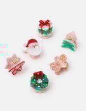 6-Pack Mini Christmas Claw Clips, , large